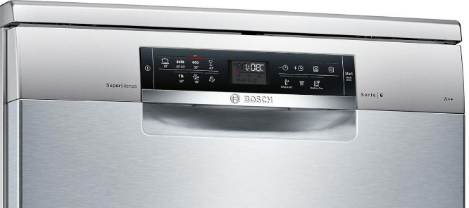 ماشین ظرفشویی ایستاده بوش مدل Bosch Series 6، SMS67MW01B با گارانتی سیهاوی/کاراگستر/کاسپین/مهستان/سناپویان